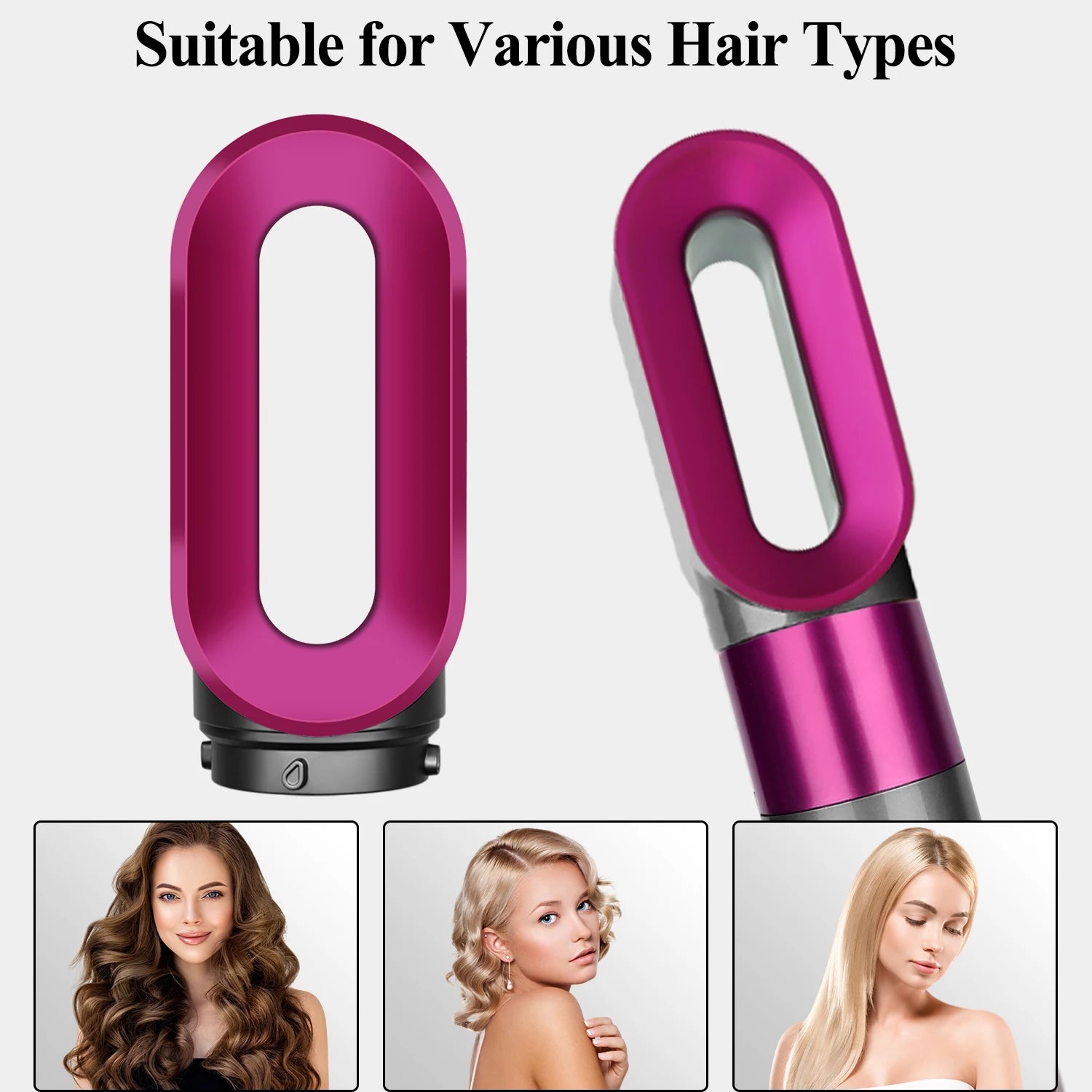 Fast Drying Pre-Styling Dryer Nozzle for Airwrap