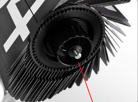 Black Retro Flip Clock-Internal Gear Operated Flip Home Clock