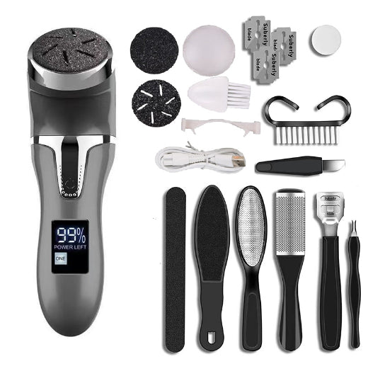 LCD Display Electric Vacuum Cleaner Foot Scrubber Gadgets